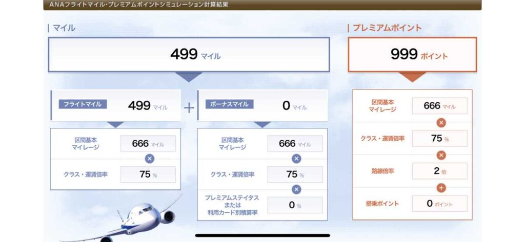 マイルとプレミアムポイント